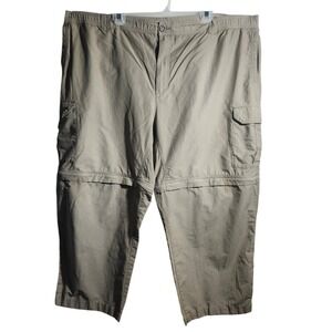 Columbia‎ Convertible Cargo Pants 3X 27 Hiking Fishing Outdoor Travel Khaki